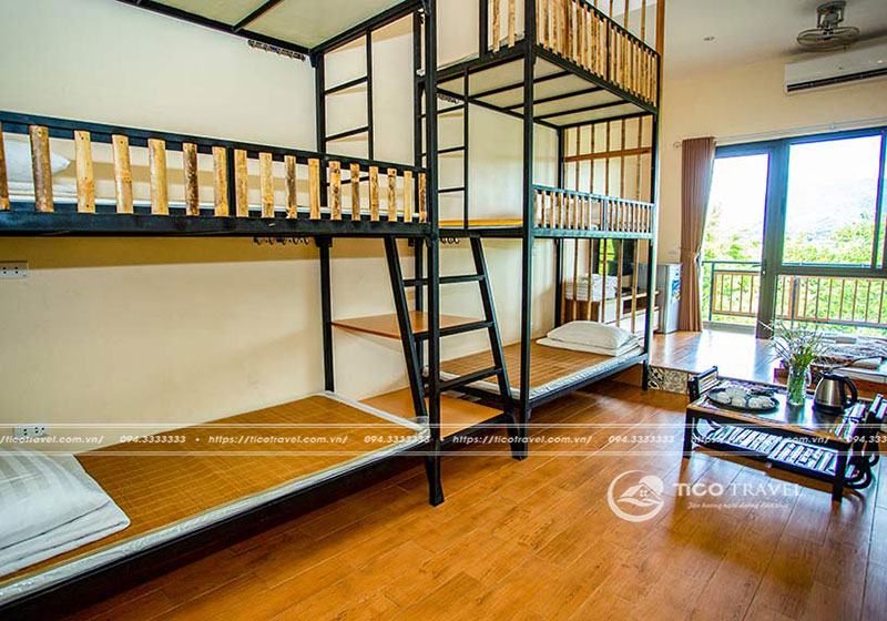 Phòng gia đình Hoa Đào tại An Lạc Resort