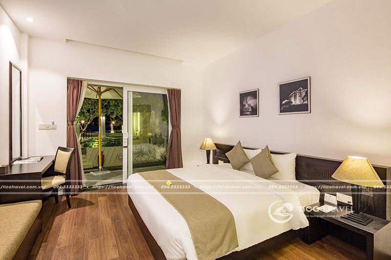 Phòng nghỉ tại Cham Oasis Nha Trang Resort