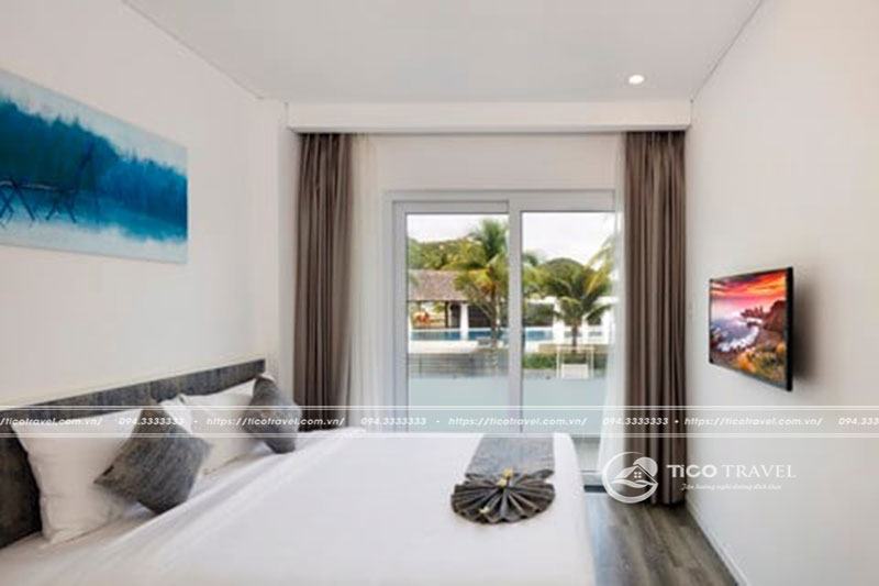 Phòng nghỉ tại Cham Oasis Nha Trang Resort