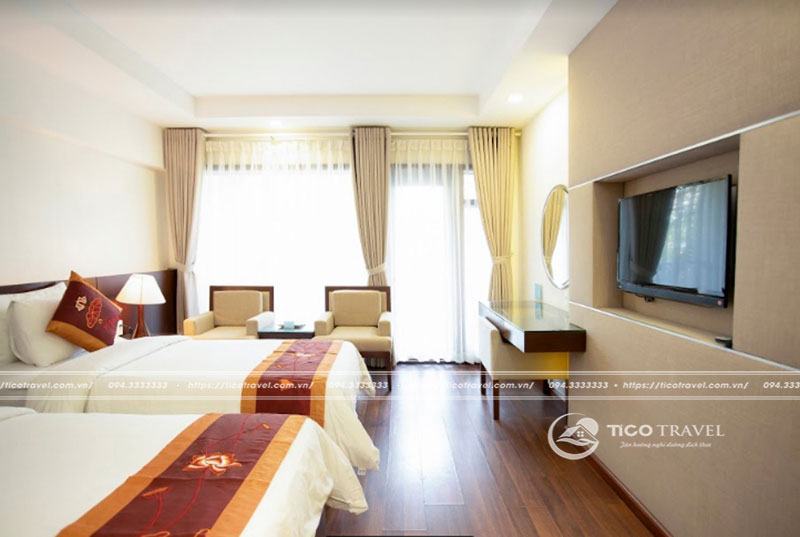 Phòng nghỉ tại Hoàng Ngọc Resort