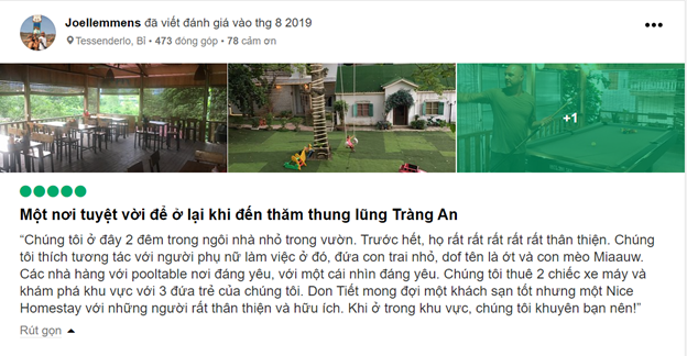 Review chi tiết tràng an secret garden resort ninh bình