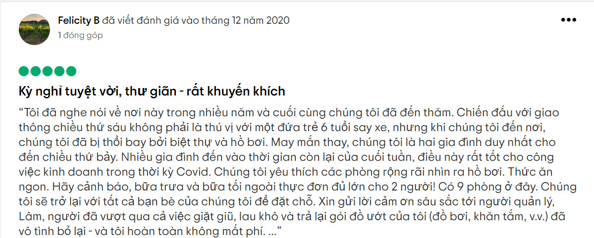 LA MAISON DE CAMPAGNE CỦ CHI 2