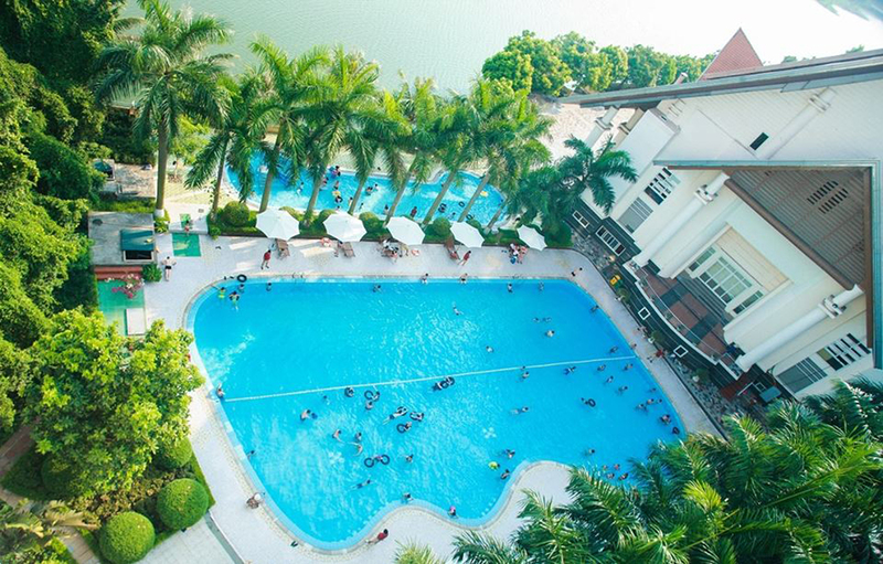 Sông Hồng Resort - Vẻ đẹp thanh bình bên bờ Đầm Vạc