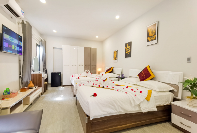 Hệ thống phòng nghỉ khách sạn Hoàng Mai Tây Ninh