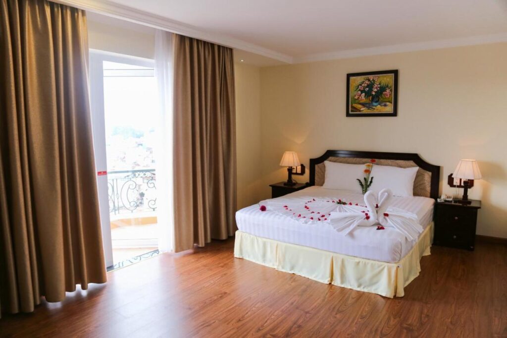 Không gian tại iris hotel đà lạt