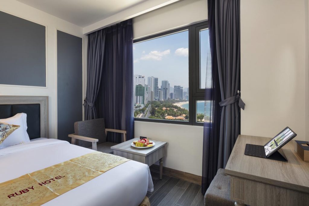 hệ thống phòng nghỉ tại ruby hotel nha trang