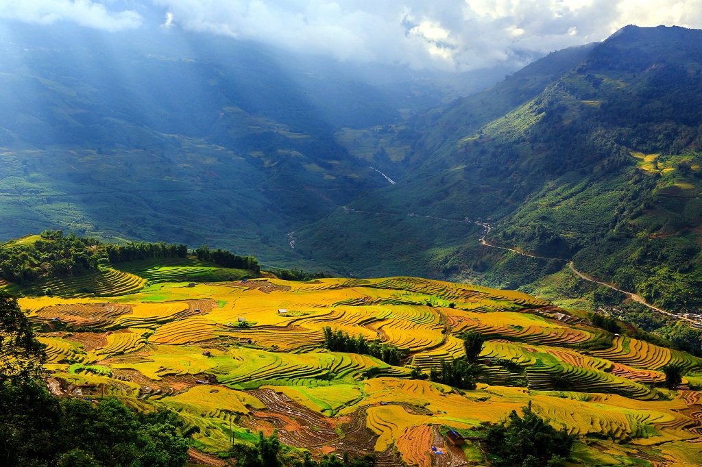 Thung lũng Mường Hoa gần khách sạn Charm Sapa