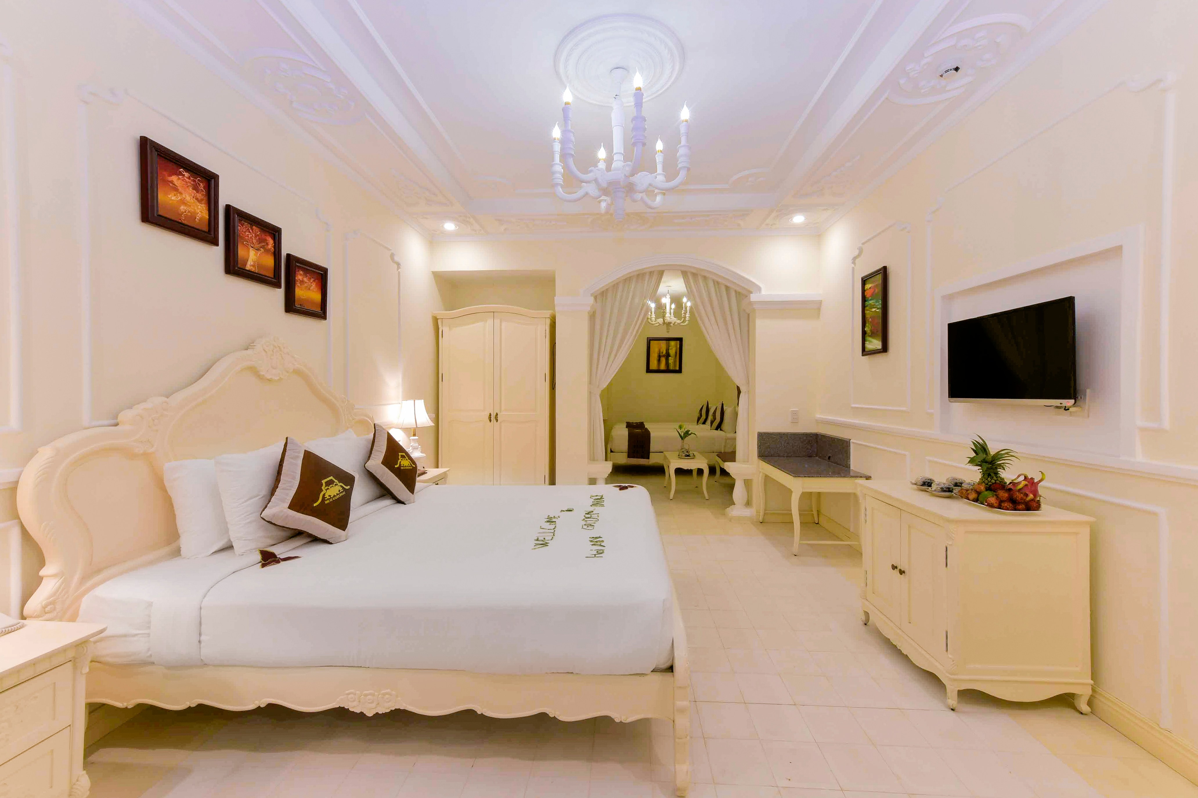 Hệ thống phòng nghỉ tại dinh thự garden palace