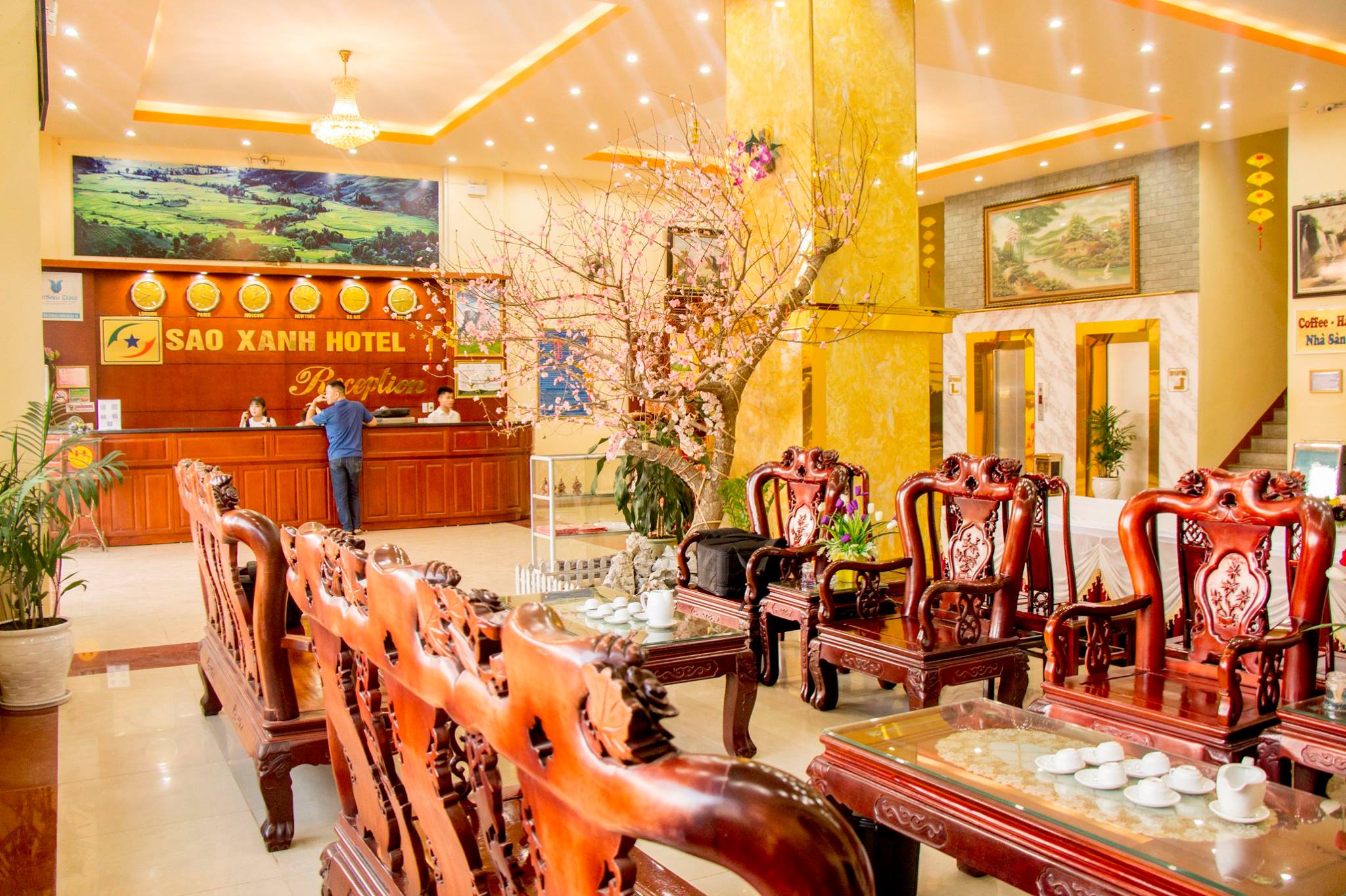 khách sạn Sao xanh Mộc Châu