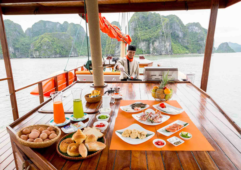 Các dịch vụ và tiện ích tại du thuyền Annam Junk