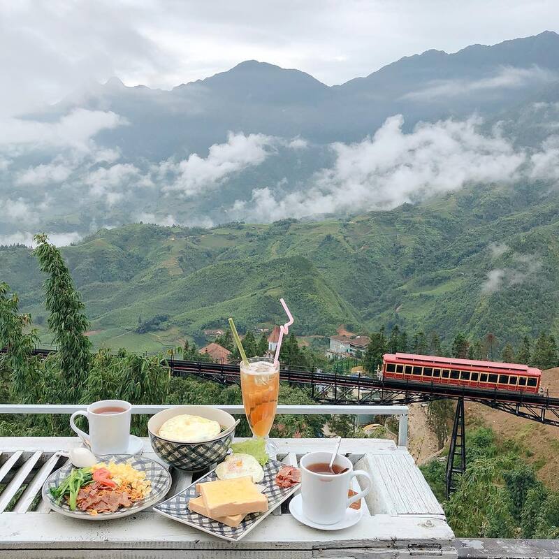 Khu ẩm thực Viettrekking Home Sapa đa dạng đầy đủ các món ăn