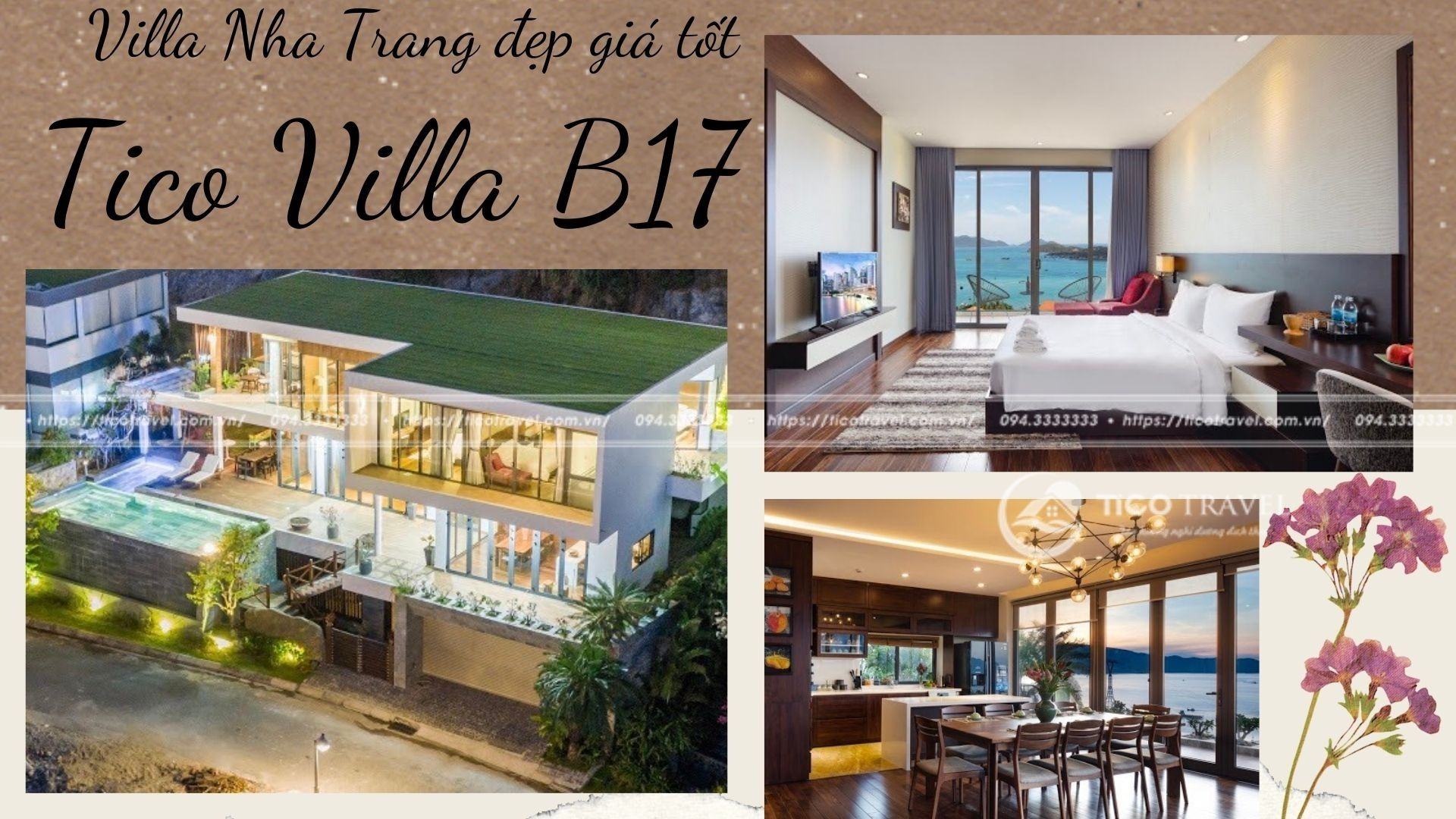 Biệt thự Tico Villa B17 5sao 