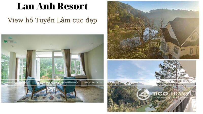Top 20 Resort Đà Lạt giá rẻ view đẹp gần Hồ Tuyền Lâm từ 4-5 sao