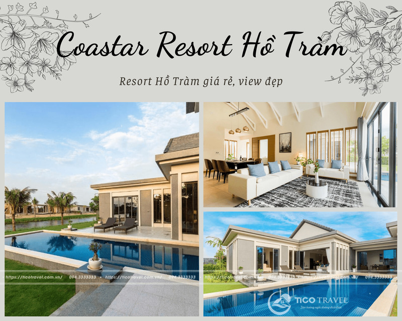 Resort đẹp Hồ Tràm có hồ bơi view biển chuẩn 4-5 sao