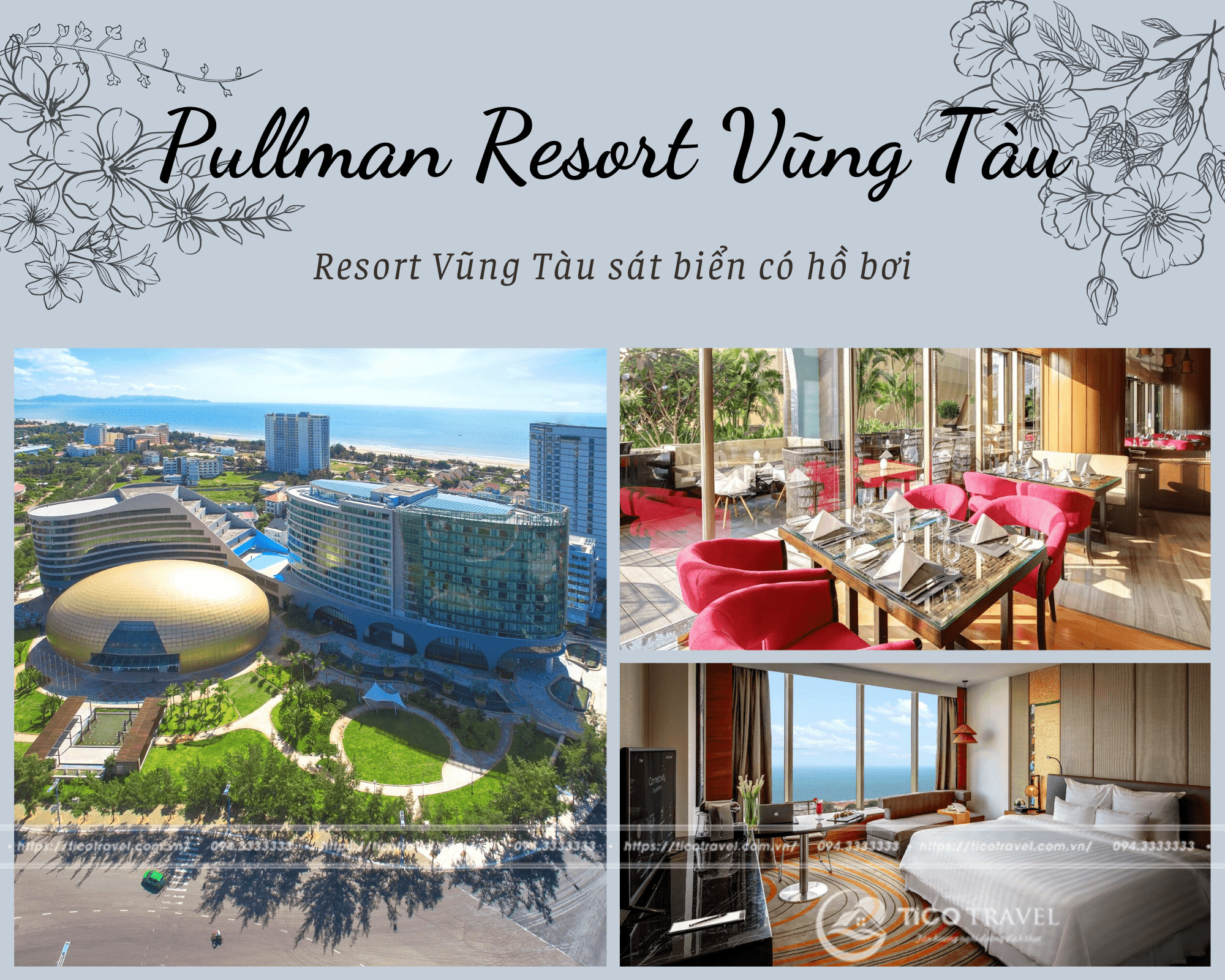 Top 20 Resort tại Vũng Tàu giá rẻ sát biển có hồ bơi bãi biển riêng view đẹp