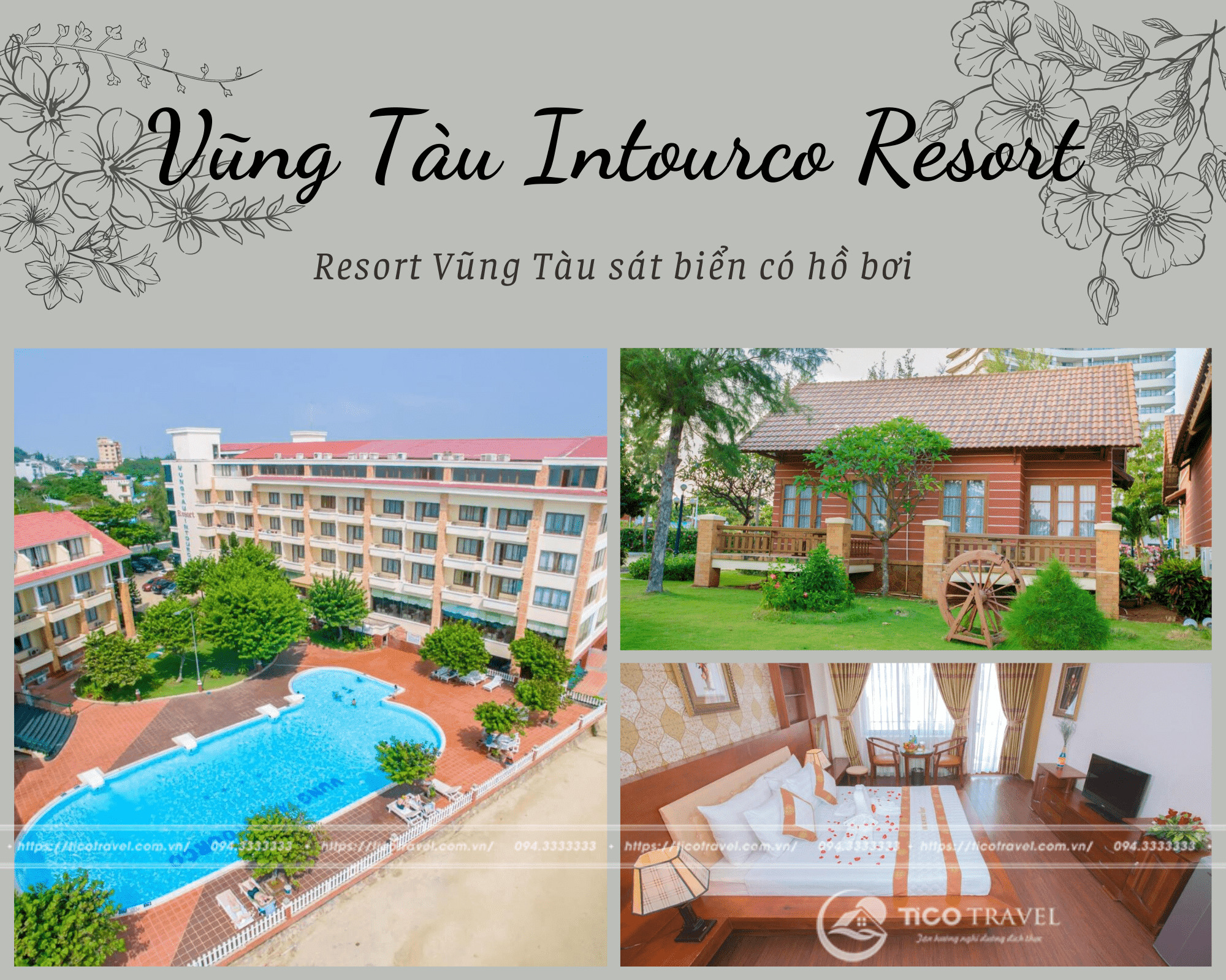 Top 20 Resort tại Vũng Tàu giá rẻ sát biển có hồ bơi bãi biển riêng view đẹp