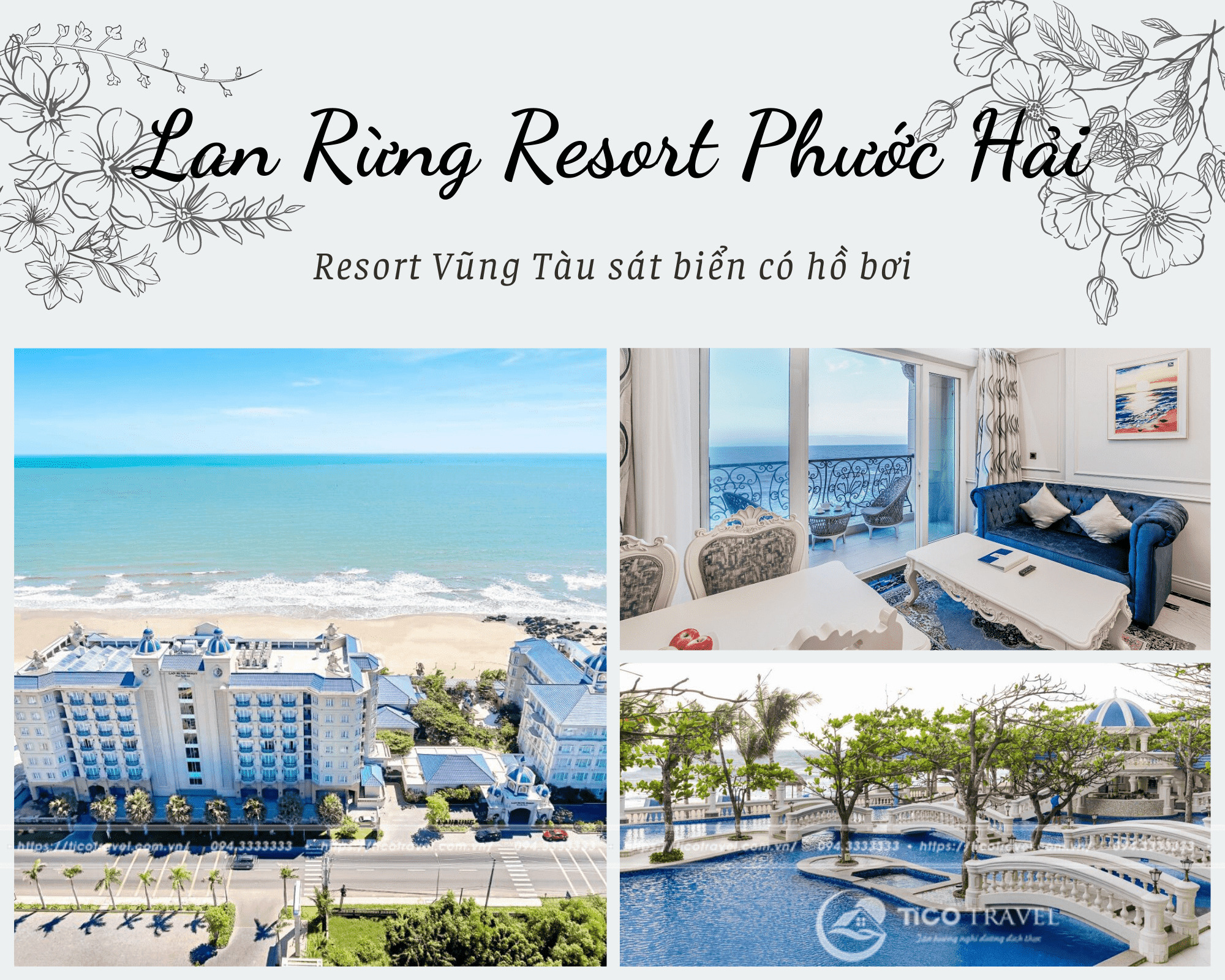 Top 20 Resort tại Vũng Tàu giá rẻ sát biển có hồ bơi bãi biển riêng view đẹp