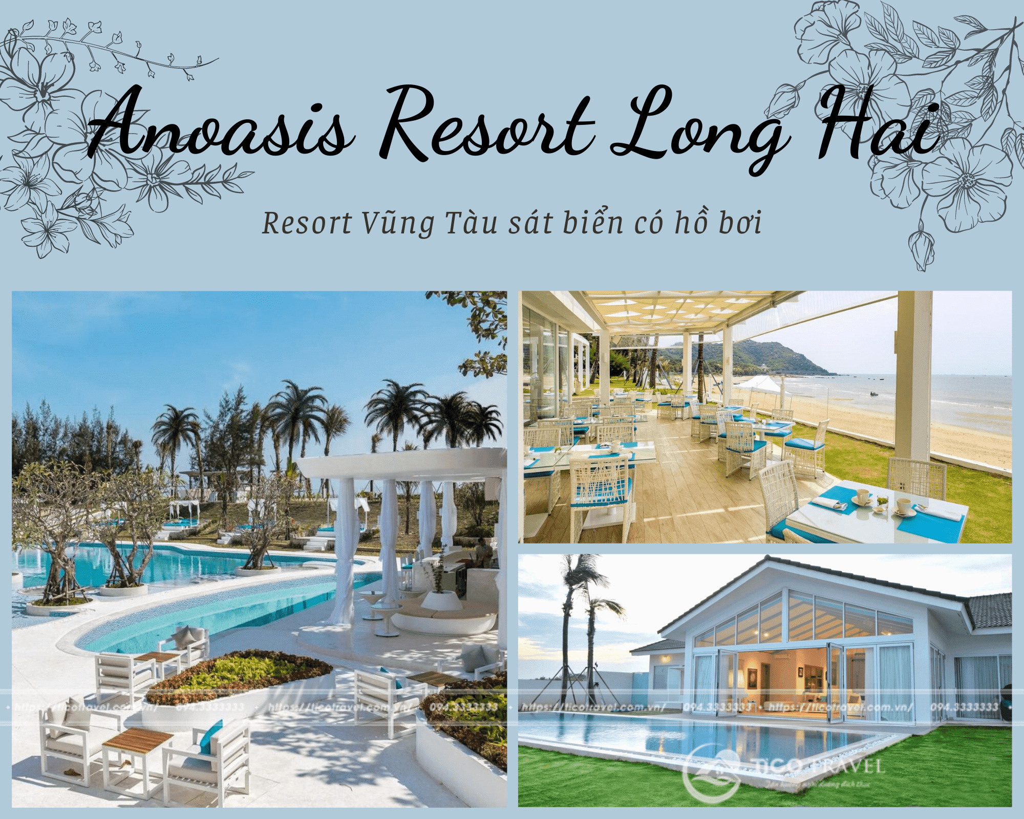 Top 20 Resort tại Vũng Tàu giá rẻ sát biển có hồ bơi bãi biển riêng view đẹp