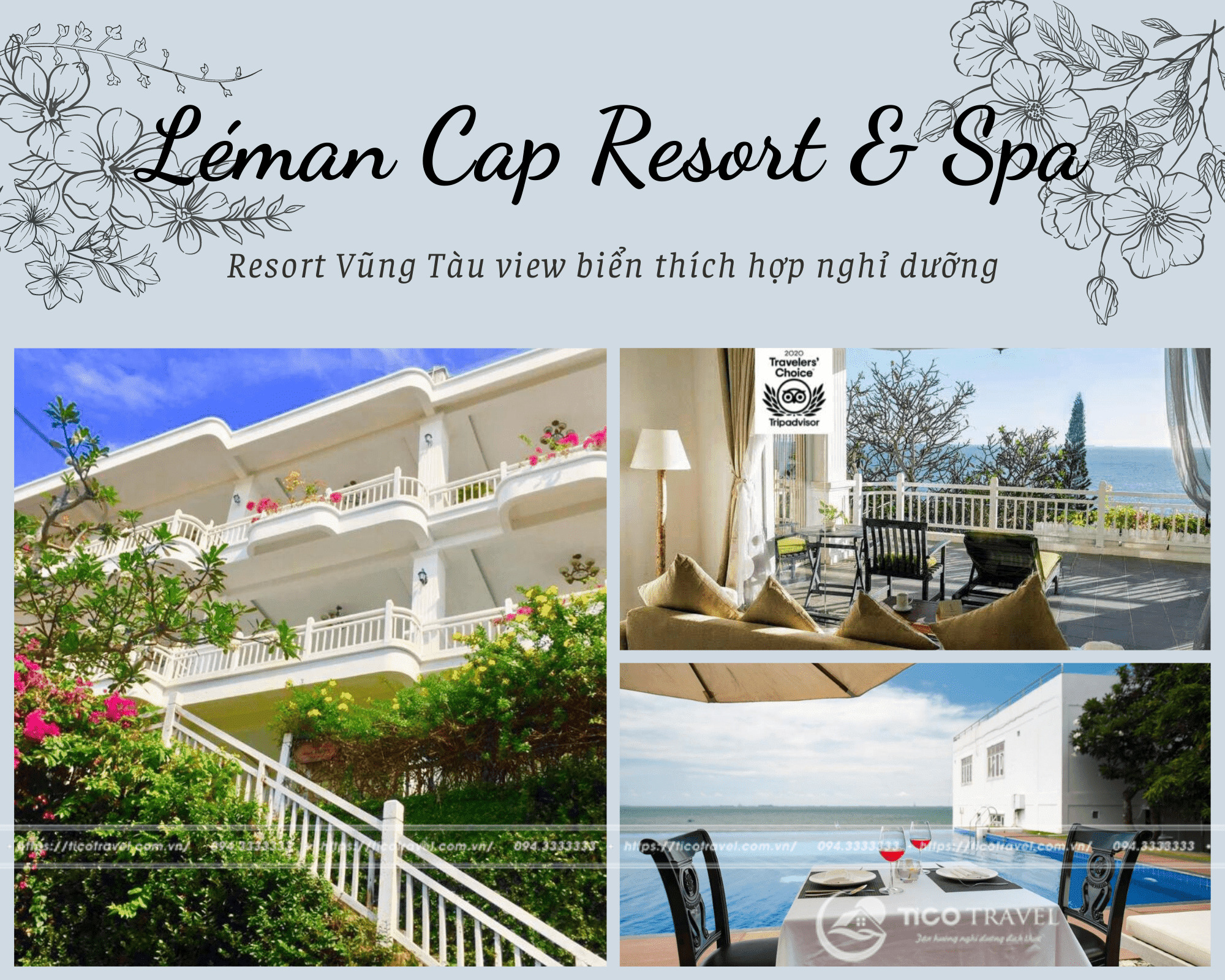 Top 20 Resort Vũng Tàu giá rẻ sát biển có hồ bơi bãi biển riêng view đẹp