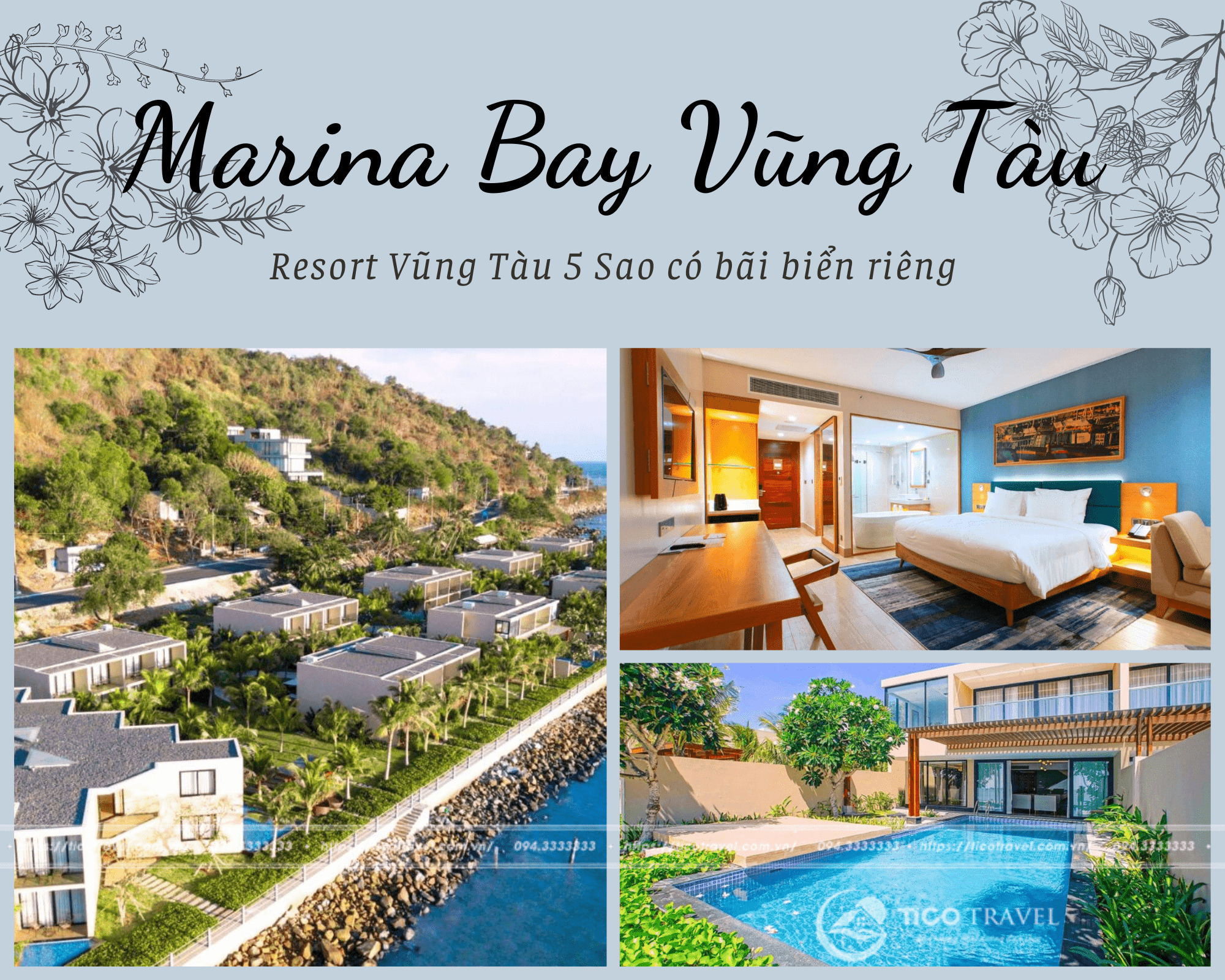 Top 20 Resort tại Vũng Tàu giá rẻ sát biển có hồ bơi bãi biển riêng view đẹp