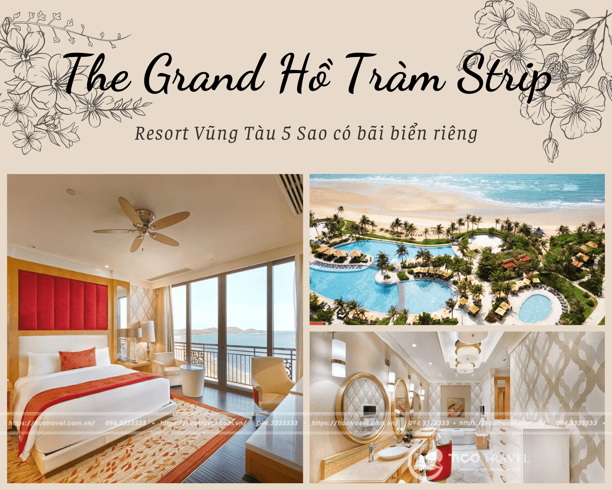 Top 20 Resort tại Vũng Tàu giá rẻ sát biển có hồ bơi bãi biển riêng view đẹp