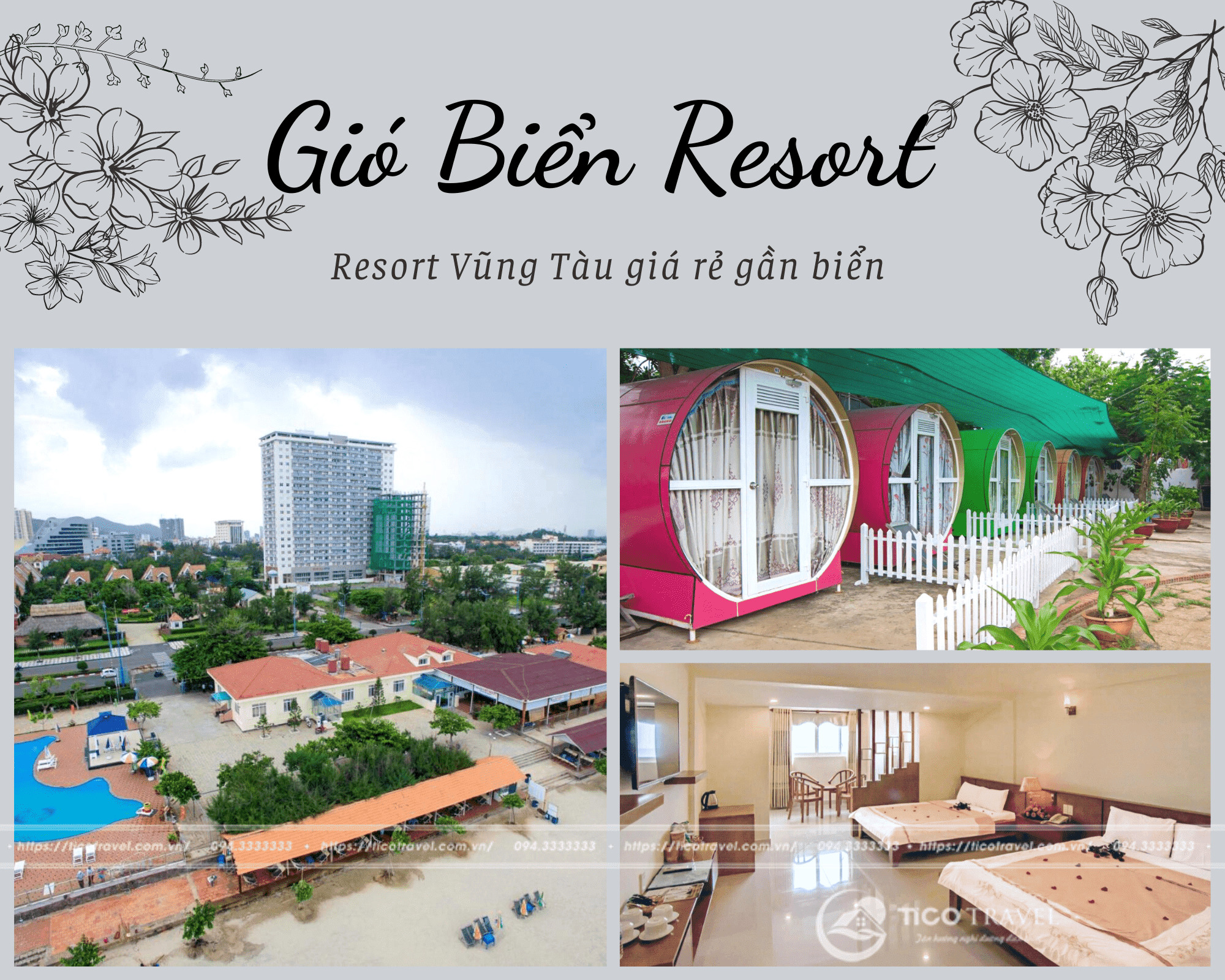 Top 20 Resort tại Vũng Tàu giá rẻ sát biển có hồ bơi bãi biển riêng view đẹp