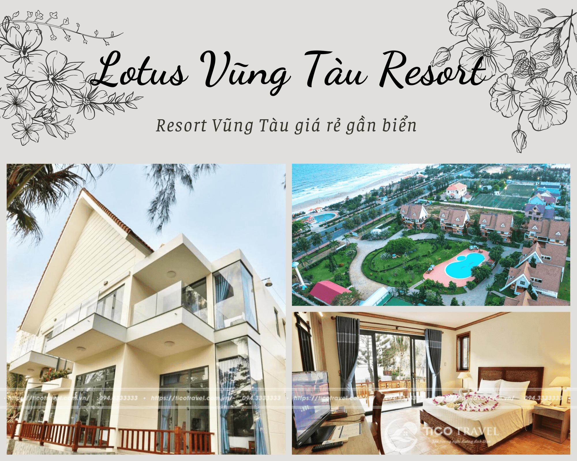 Top 20 Resort tại Vũng Tàu giá rẻ sát biển có hồ bơi bãi biển riêng view đẹp