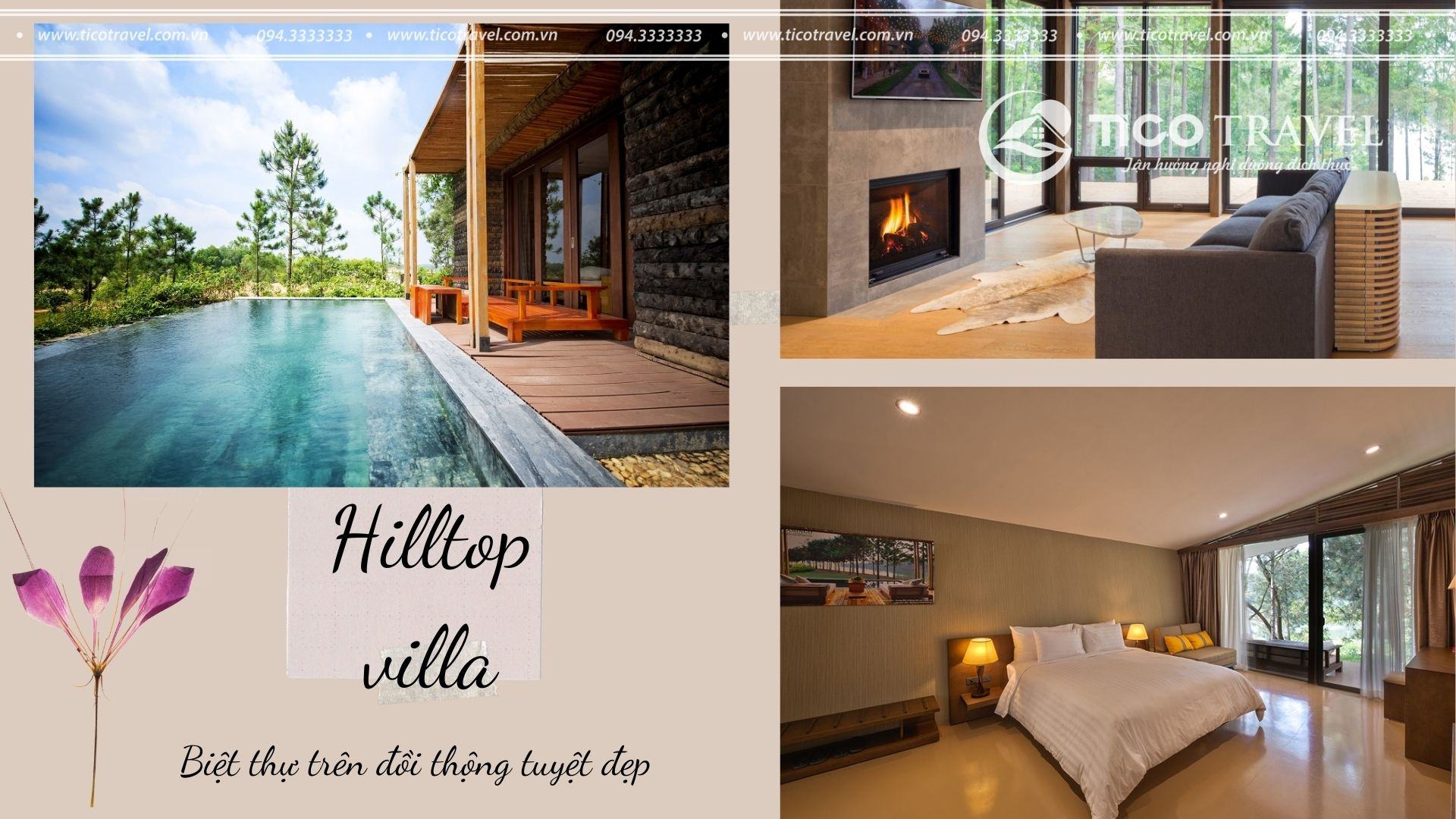 Hilltop villa Flamingo Đại Lải