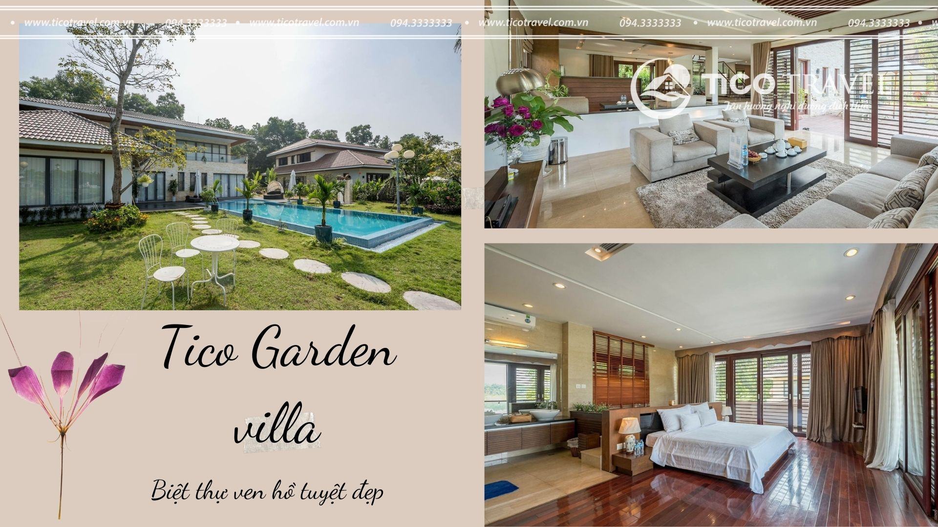 Garden Flamingo Đại Lải villa
