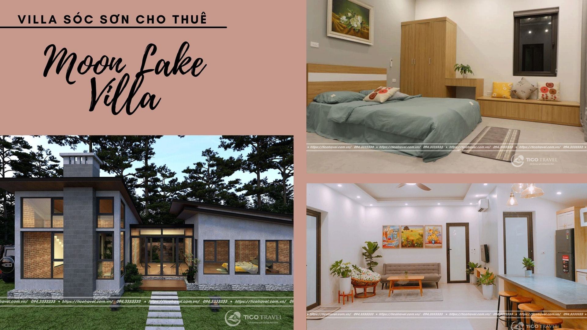 Moon Lake Villa - Villa Sóc Sơn cho khách đoàn từ 20 người