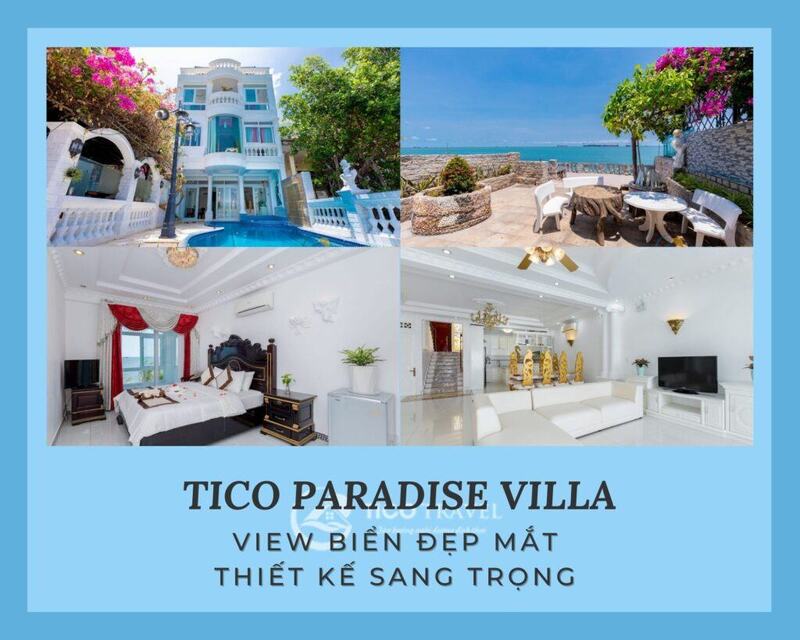 Top 20 biệt thự villa Vũng Tàu giá rẻ gần biển có hồ bơi