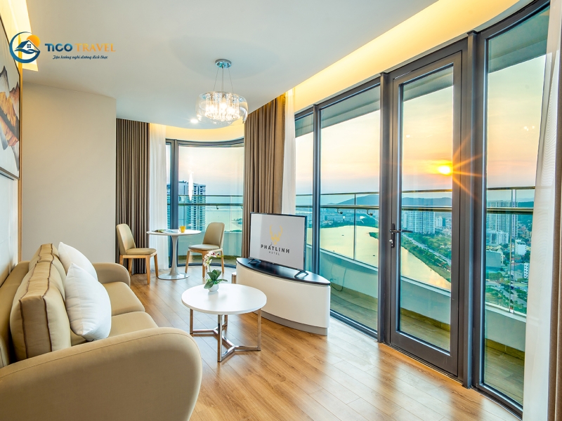 Suite Ocean với view nhìn thẳng ra biển, giúp du khách vừa thư giãn vừa chiêm ngưỡng vẻ đẹp của thiên nhiên hùng vĩ