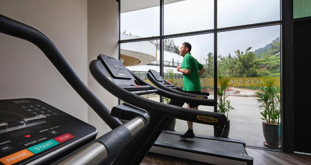 Phòng gym với các trang thiết bị hiện đại chuẩn quốc tế