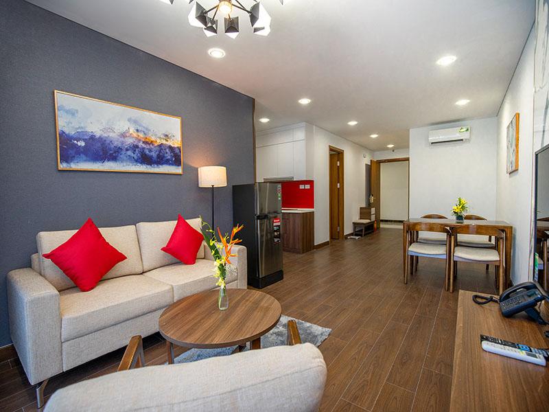 Phòng Junior Suite mang phong cách căn hộ thượng lưu