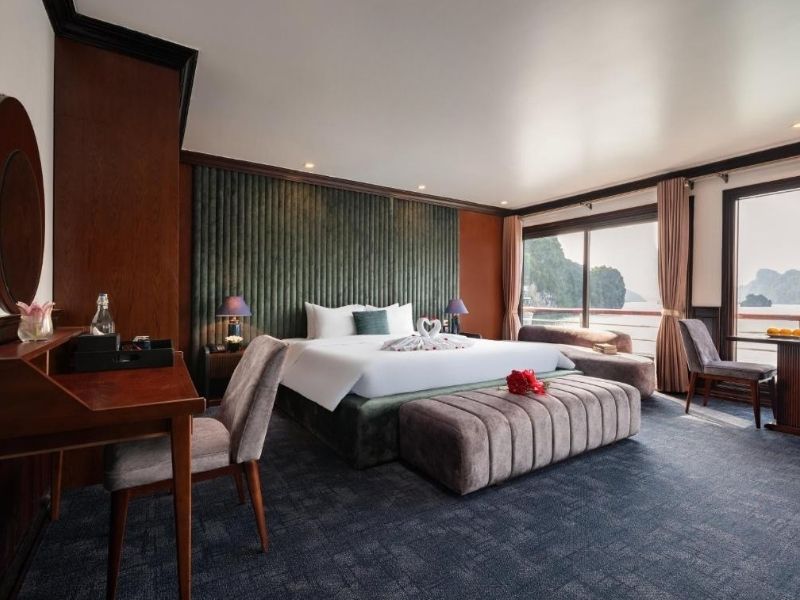 Junior Suite mang đến cảm giác ấm cúng nhưng vẫn sang trọng.