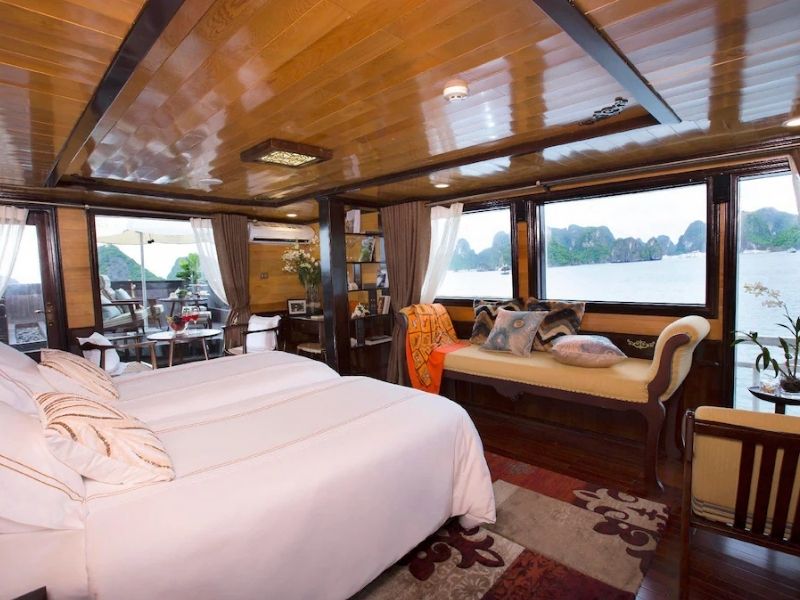 Hạng phòng Deluxe Cabin trên du thuyền Hera Ultralux