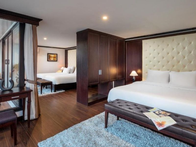  Ocean Suite Triple mang đến cảm giác thoải mái, ấm cúng nhưng vẫn giữ được sự tinh tế