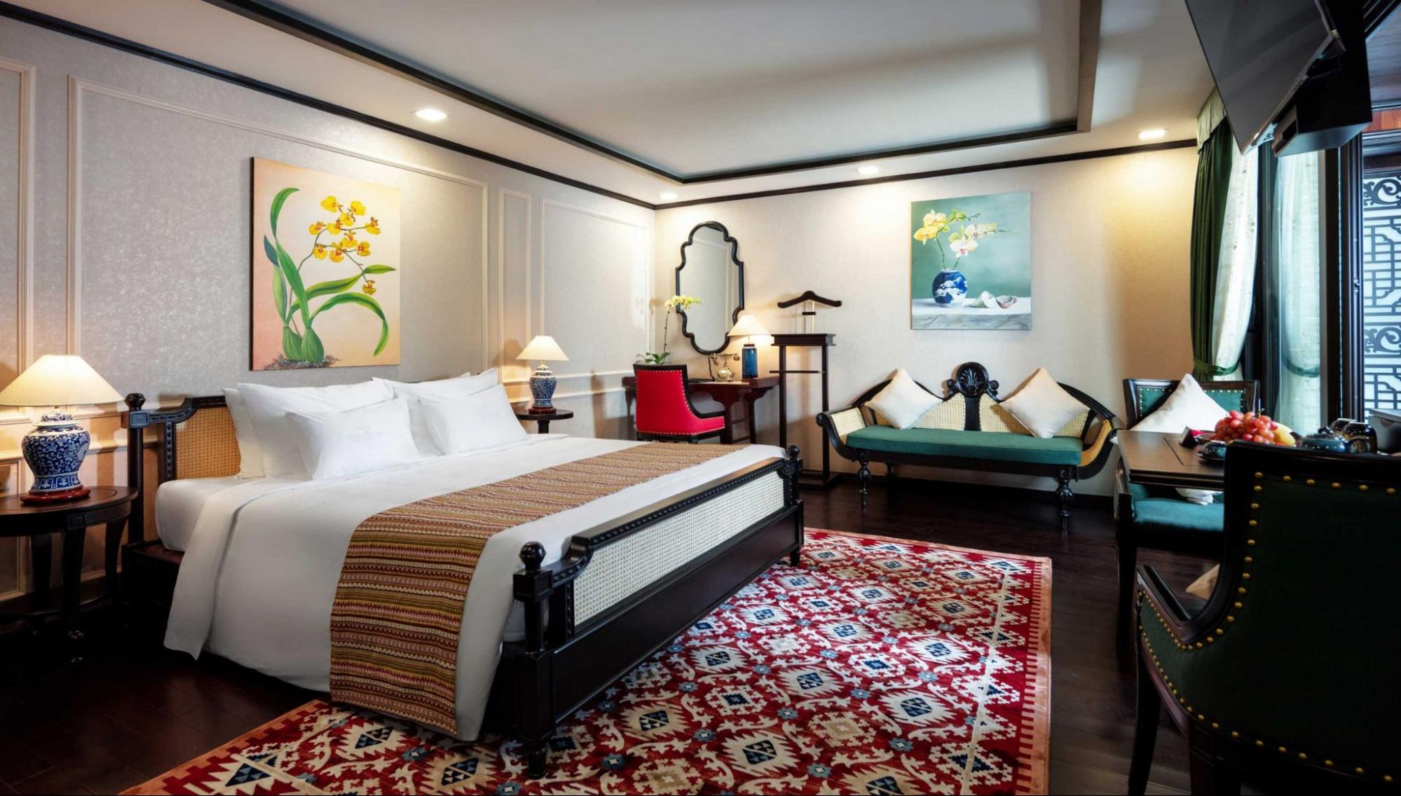 Premium Terrace Suite nằm tại tầng 2, trang bị tiện ích hiện đại