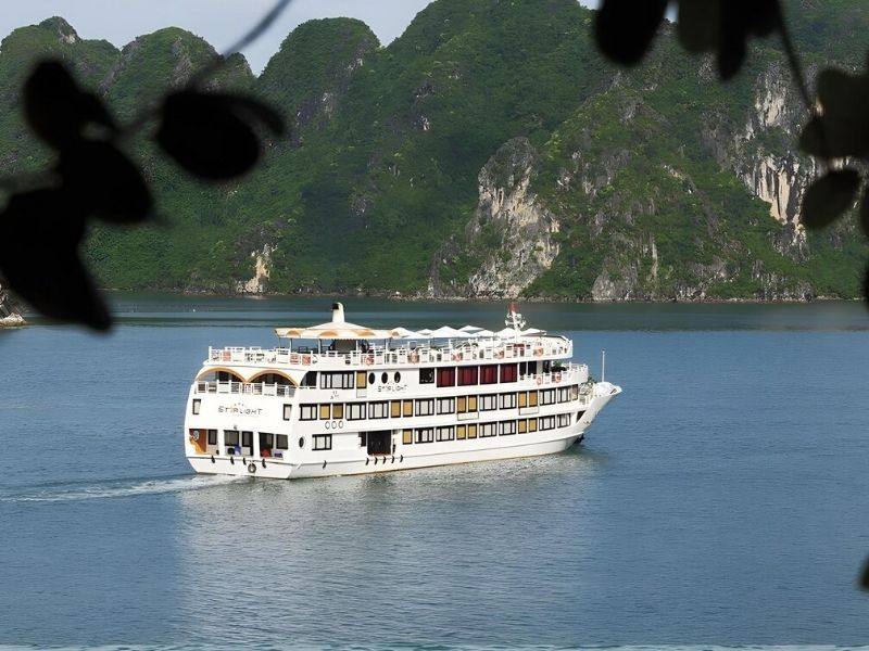 Hành trình trên du thuyền không chỉ dừng lại ở việc tham quan mà còn là trải nghiệm nghỉ dưỡng đẳng cấp giữa khung cảnh thiên nhiên hùng vĩ.