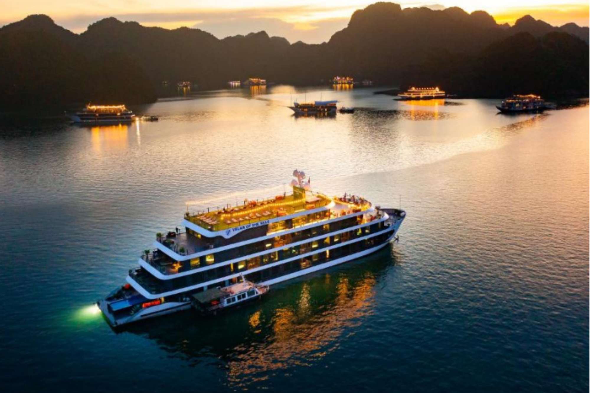 Du thuyền Velar of the Sea - Du thuyền cao cấp phục vụ hành trình khám phá vịnh Hạ Long với phong cách sang trọng, hiện đại và chuyên nghiệp