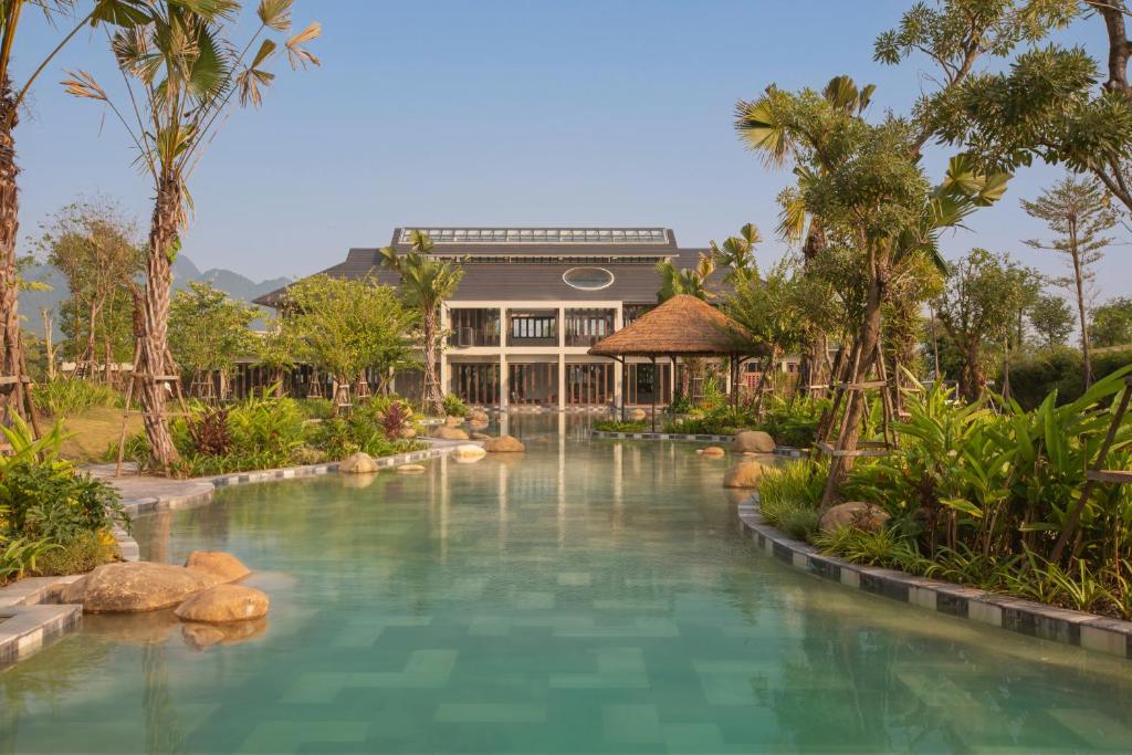 Ngôn ngữ kiến trúc ca ngợi vẻ đẹp tối giản thanh lịch kết hợp hài hòa với văn hóa bản địa đặc trưng