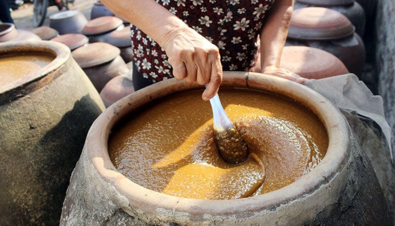 Quy trình làm tương Bần Hưng Yên
