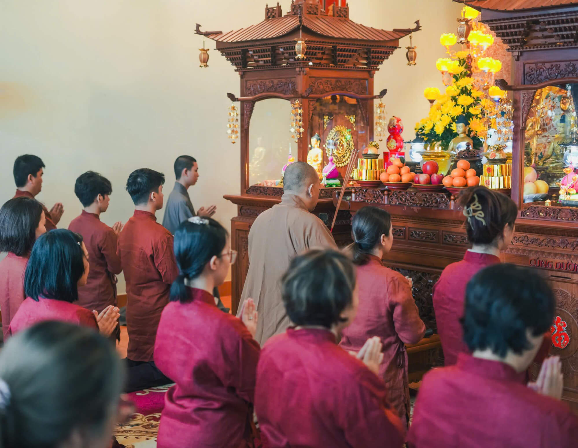 Trải nghiệm tâm linh ở chùa 