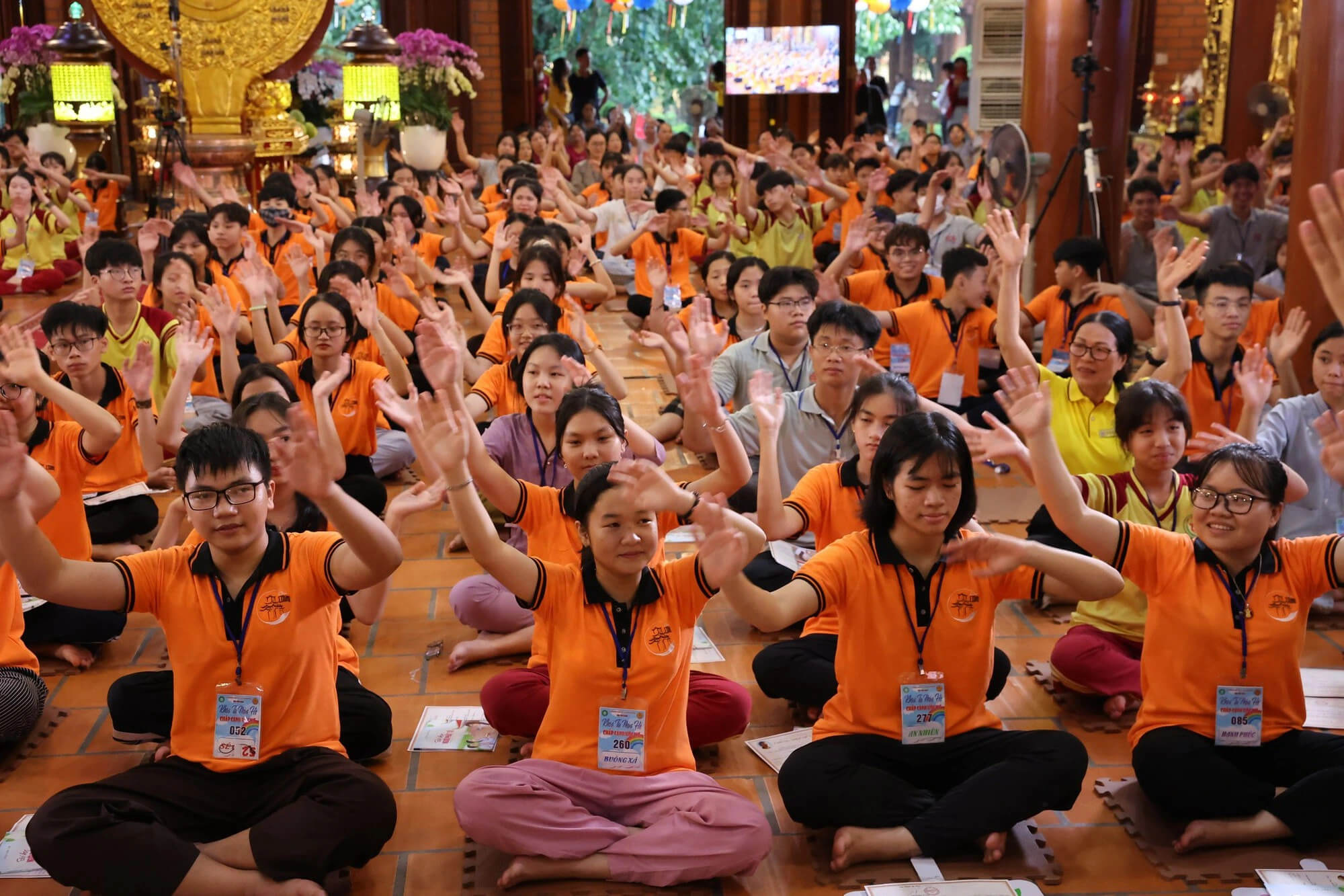 Khóa tu mùa hè ở chùa chùa Thiên Tôn Phật Quang