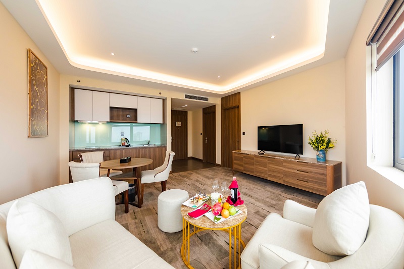 Hạng phòng Deluxe cao cấp với không gian sang trọng