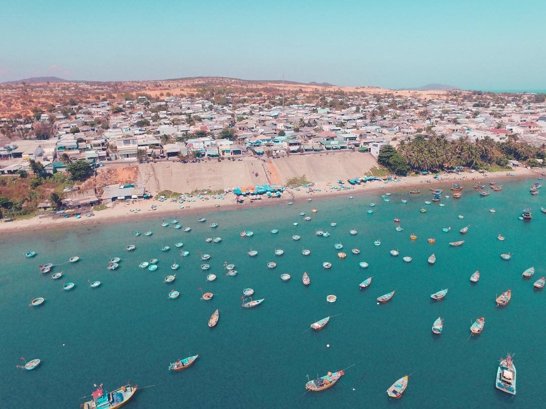 Khung cảnh lãng mạn, yên tĩnh ở làng chài Mũi Né