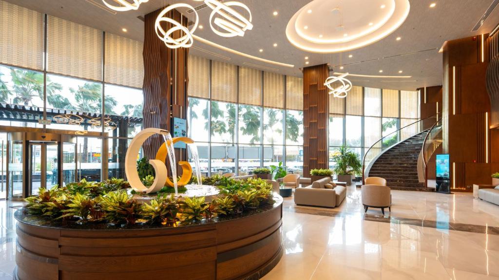 Không gian của sảnh mang gam màu tinh tế