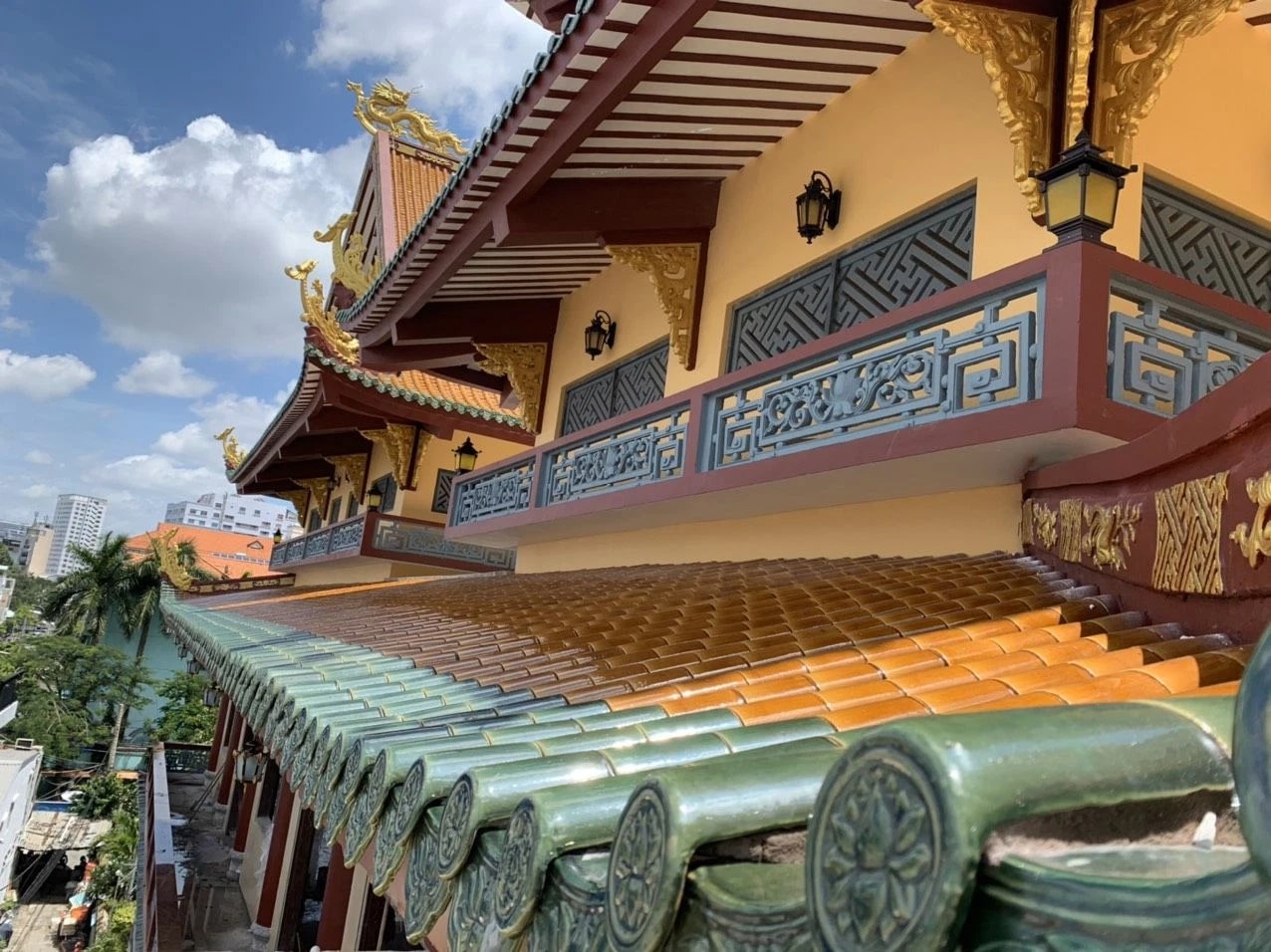 Một góc chùa Linh Sơn