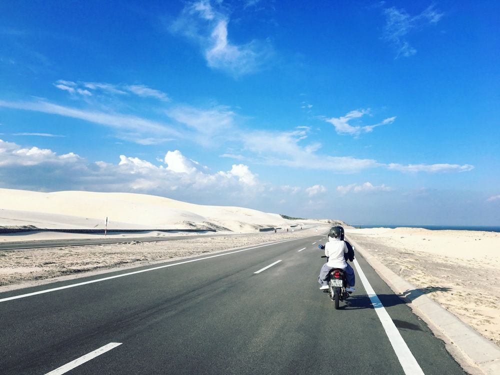 Phượt biển Đồi Dương Phan Thiết bằng xe máy
