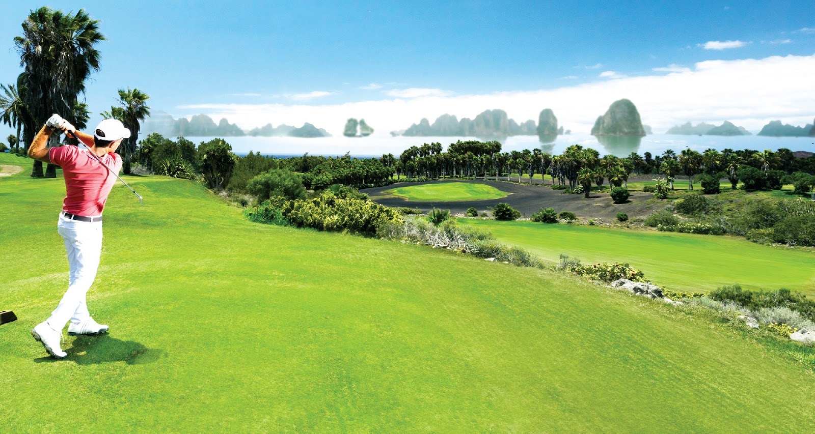 Sân golf xanh mướt tại FLC Hạ Long